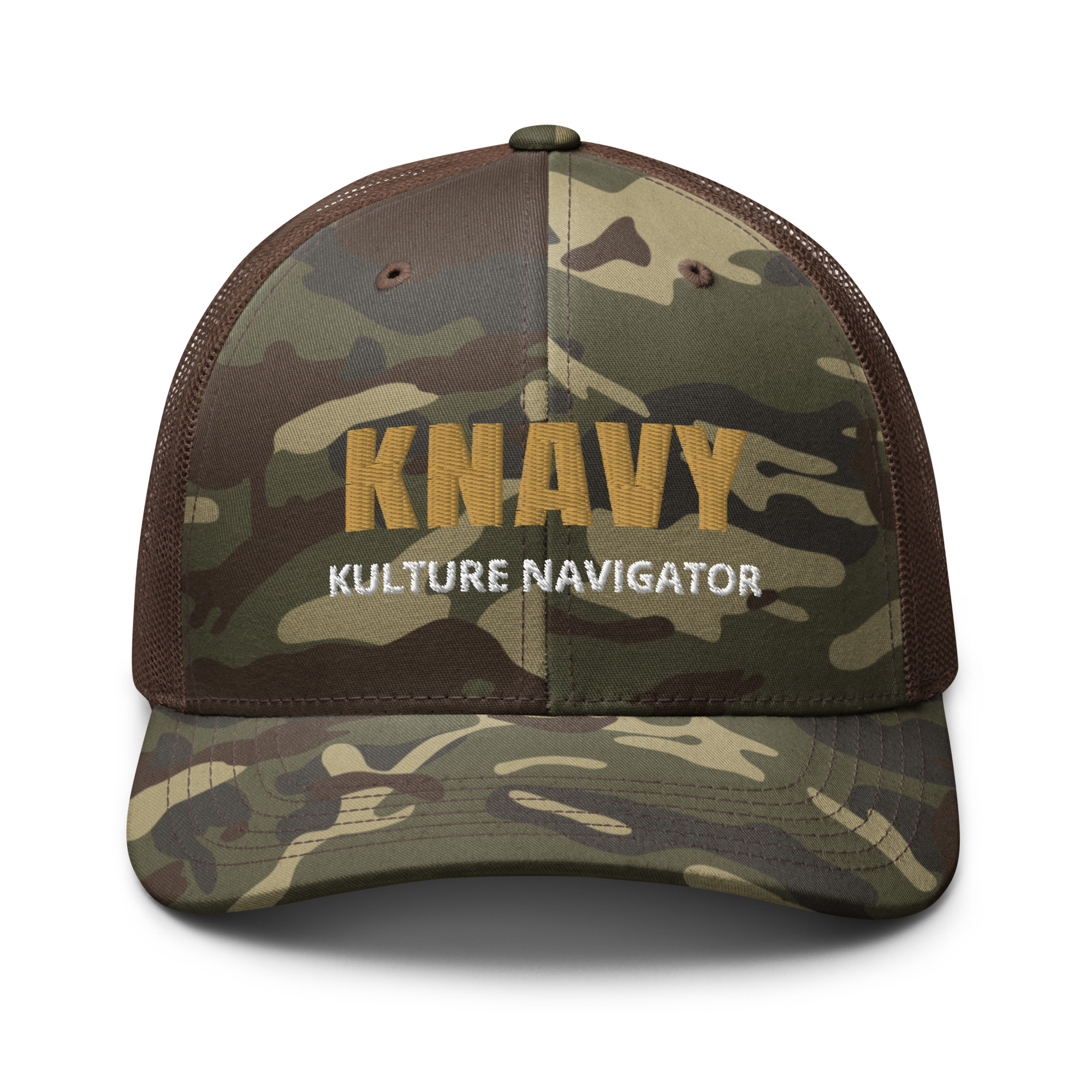 KNAVE Camo Trucker Hat