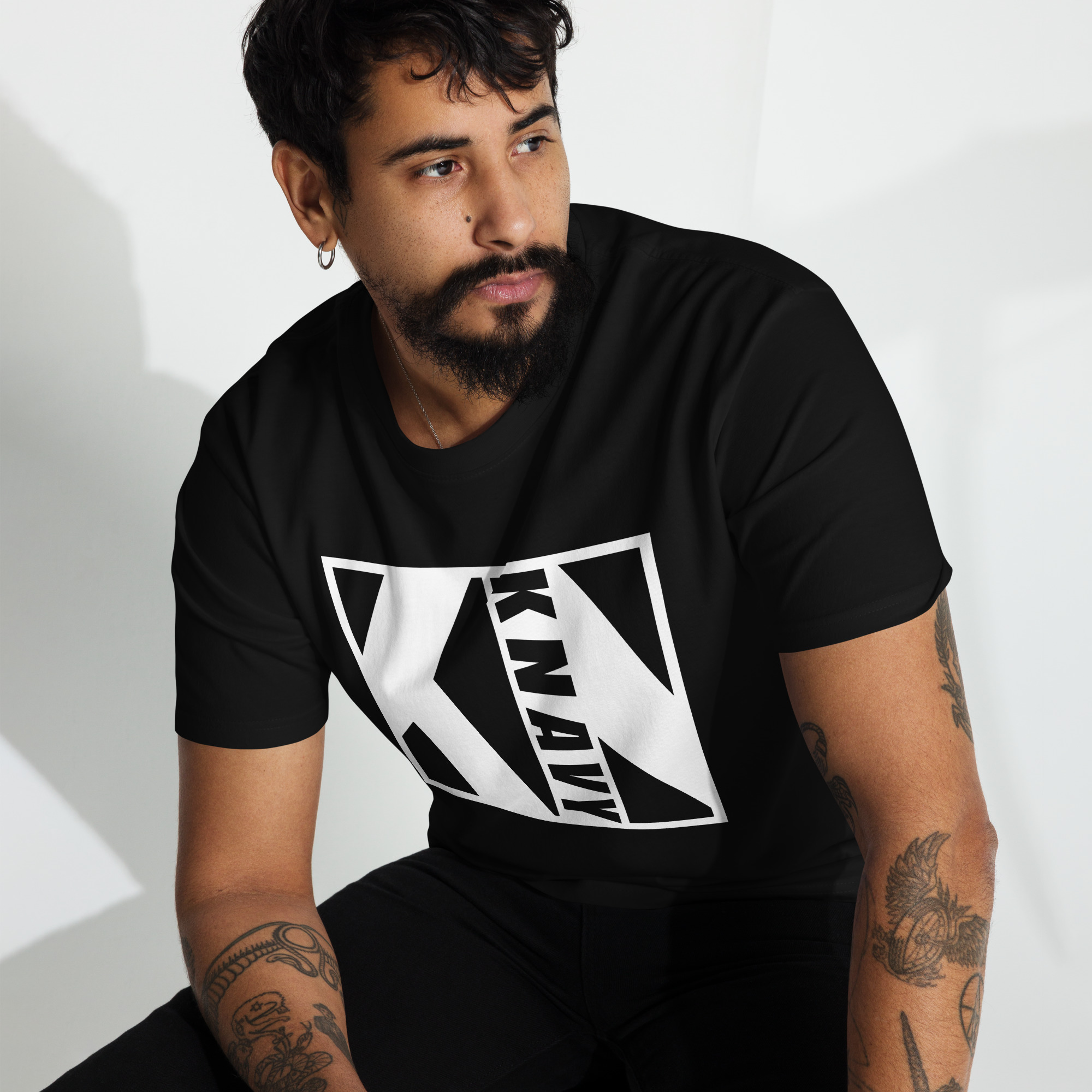 KNAVY Men’s premium heavyweight tee