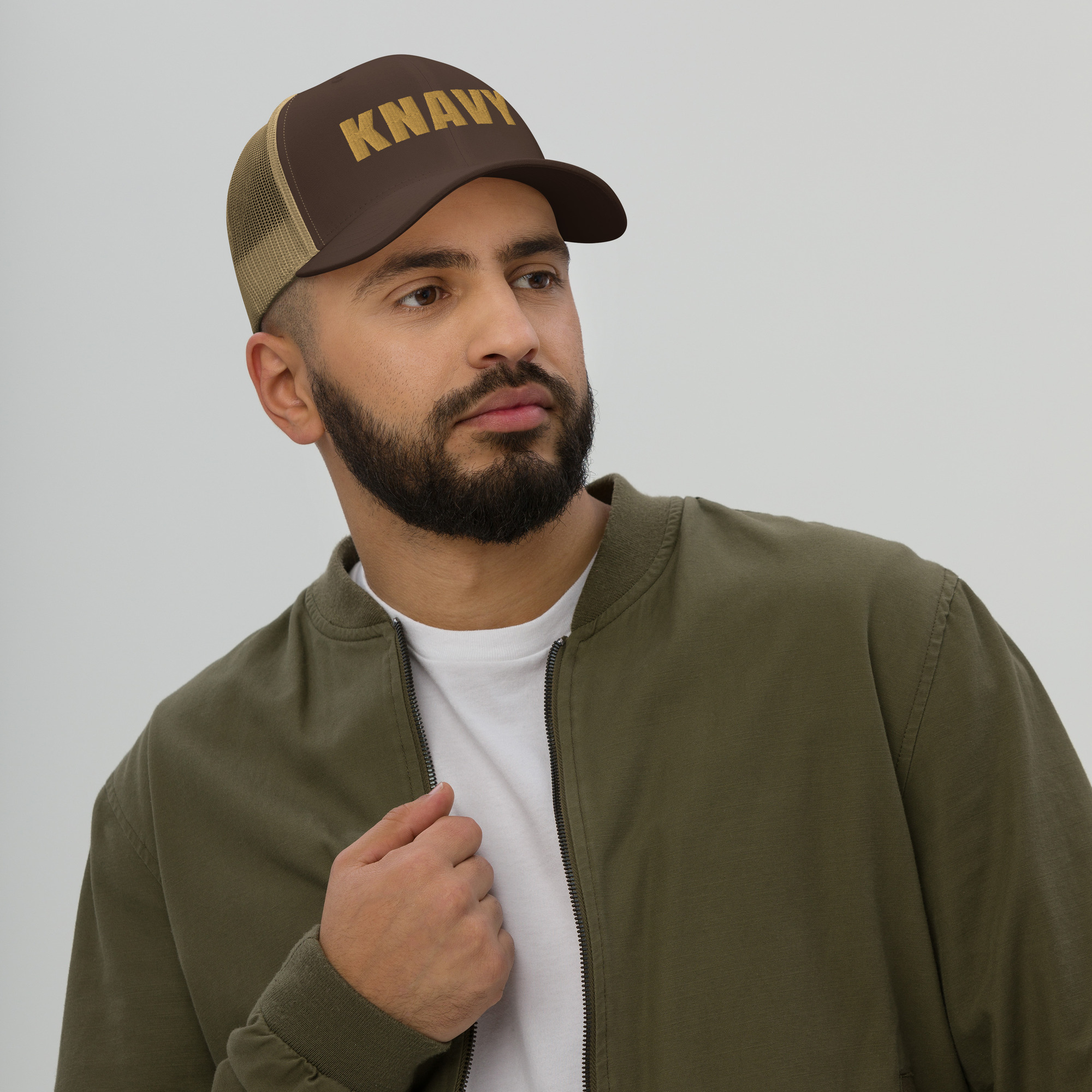 Coffee Brown Trucker Cap